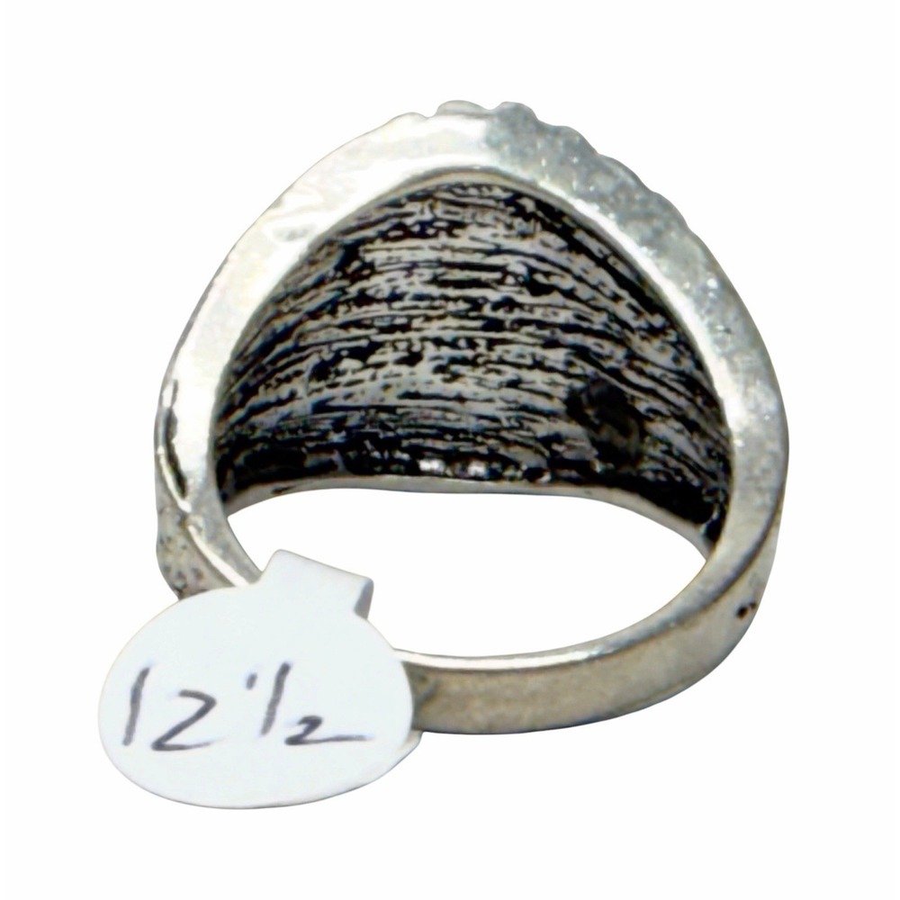 Harley Davidson Motor Cycles Ring Men's Silver Tone Zinc Alloy Ring Size 12.5 - Picture 5 of 7